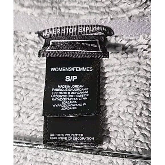 North Face Jacket Womens Small Full Zip Long Sleeve Outdoors Zip Gray Fleece - Picture 7 of 12